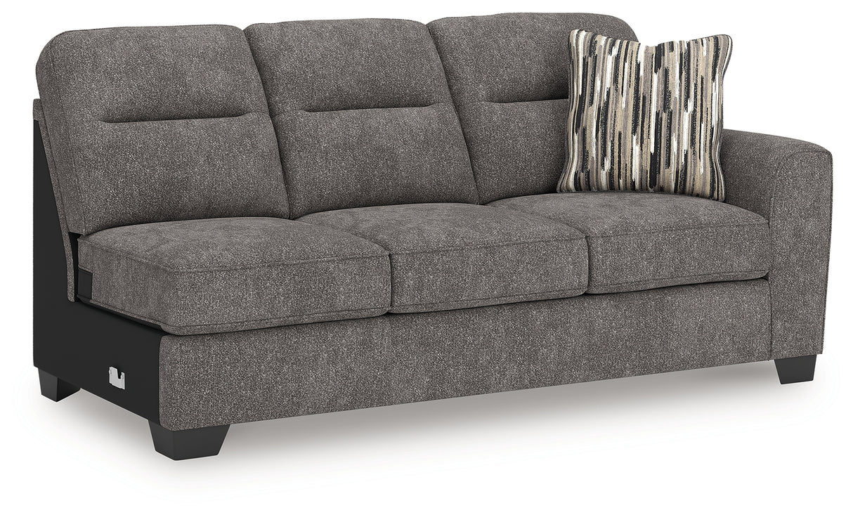 Olten Graphite Right-Arm Facing Sofa from Ashley - Luna Furniture