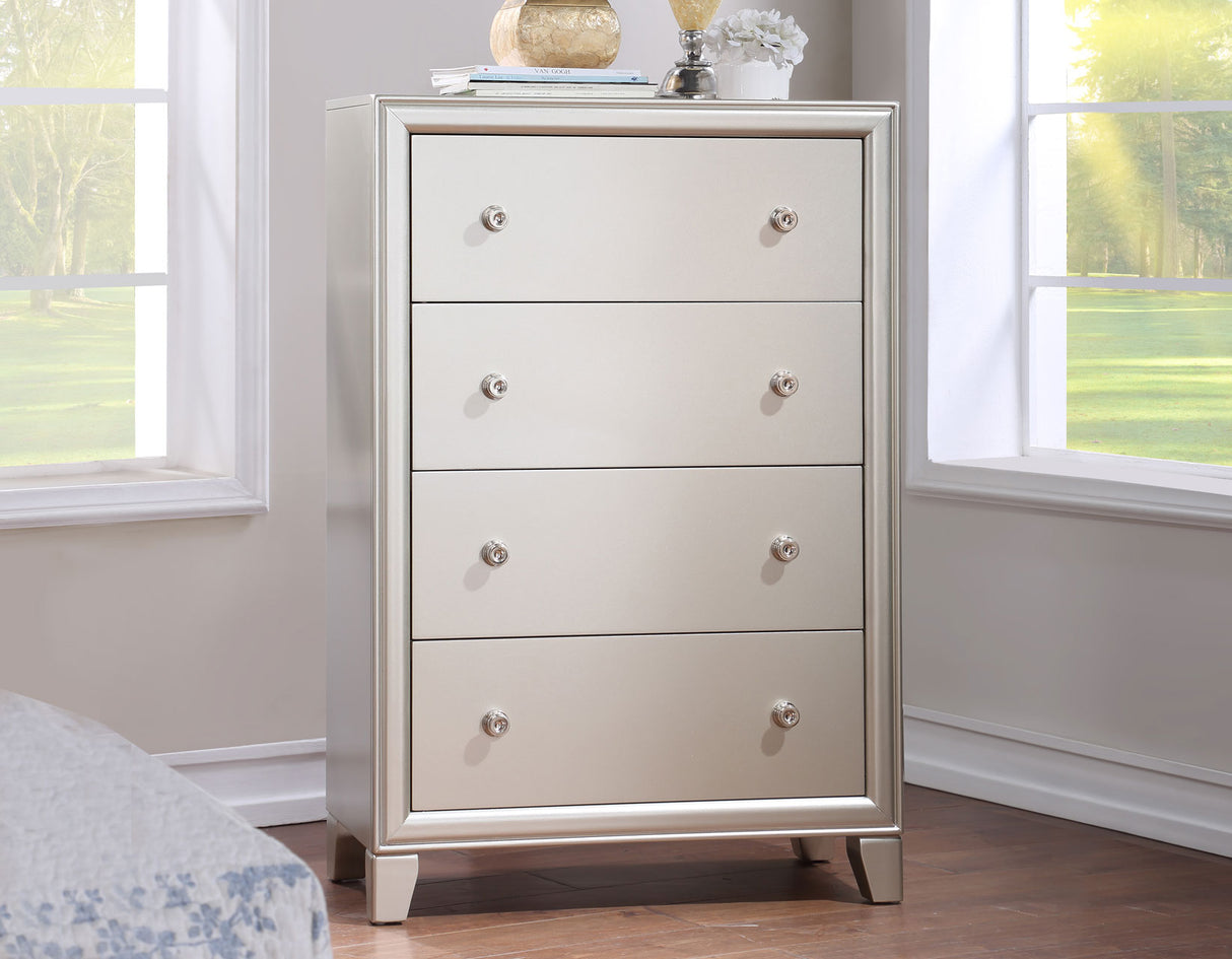 Omni 4-Piece Queen Bedroom Set(Queen Bed, Nightstand, Dresser/Mirror) from Steve Silver - Luna Furniture