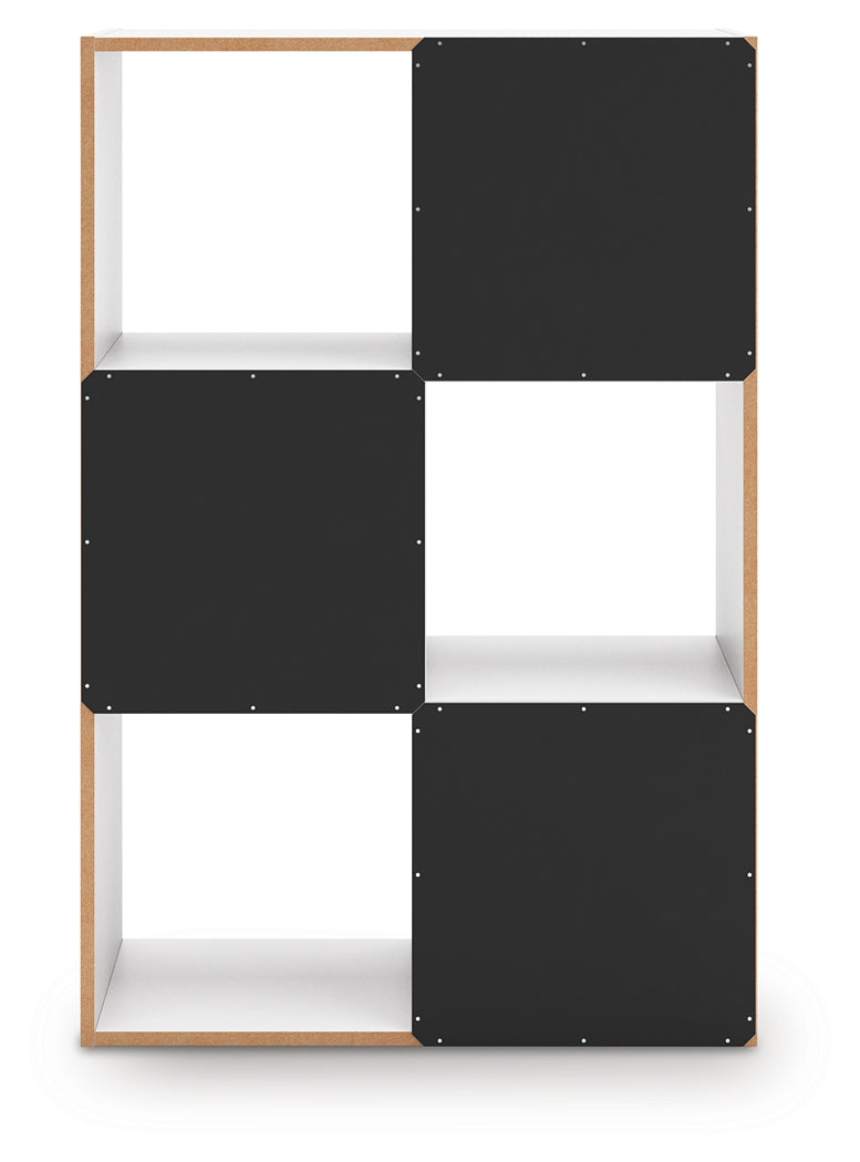 Onita White Six Cube Organizer from Ashley - Luna Furniture