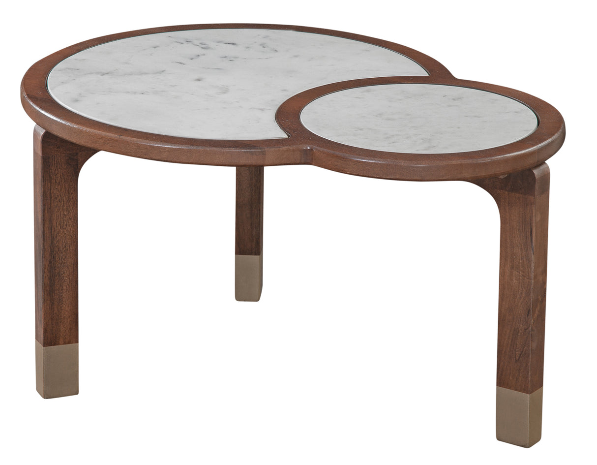 Oormi 3-Piece Banswara White Marble Inlay Table Set from Steve Silver - Luna Furniture