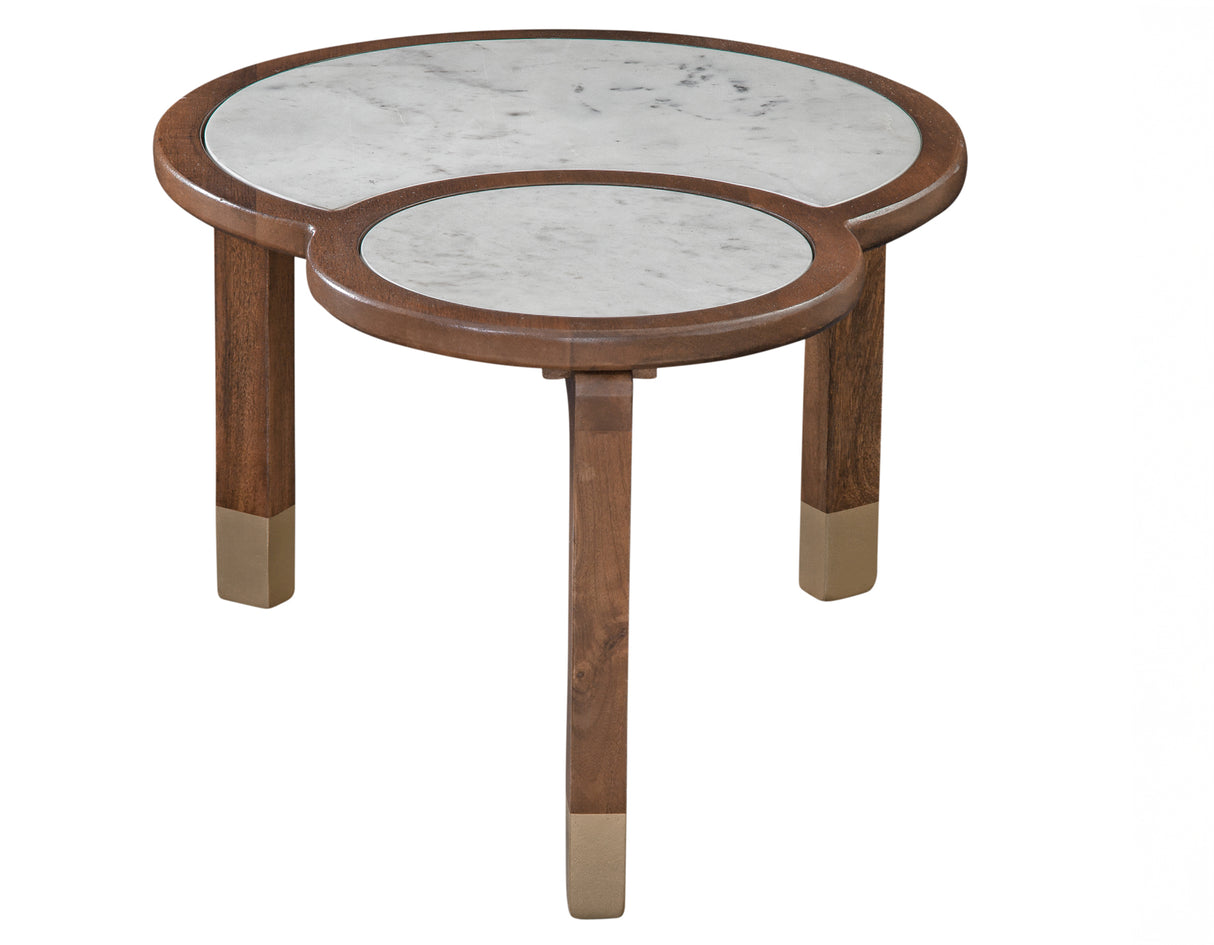 Oormi Banswara White Marble Inlay Coffee Table from Steve Silver - Luna Furniture
