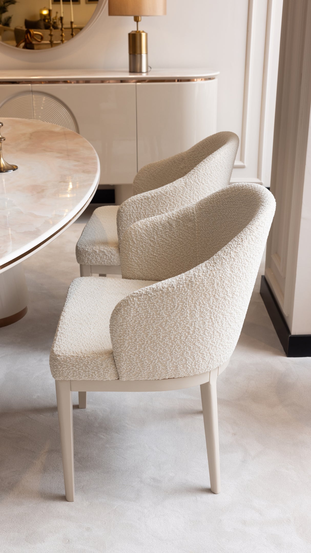 Opulenze Upholstered Dining Chair from Luna Luxury - Luna Furniture