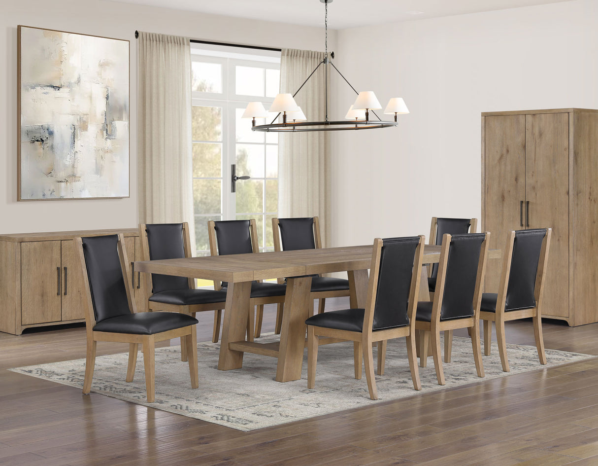 Orinda Warm Caramel Dining Room Set from Steve Silver - Luna Furniture