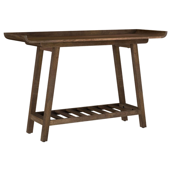 Ornelas Mango Brown Solid Wood Console Table