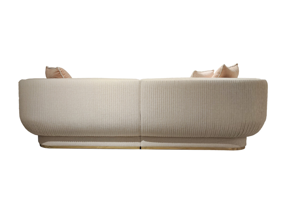 Orsino Beige Living Room Set from Luna Luxury - Luna Furniture