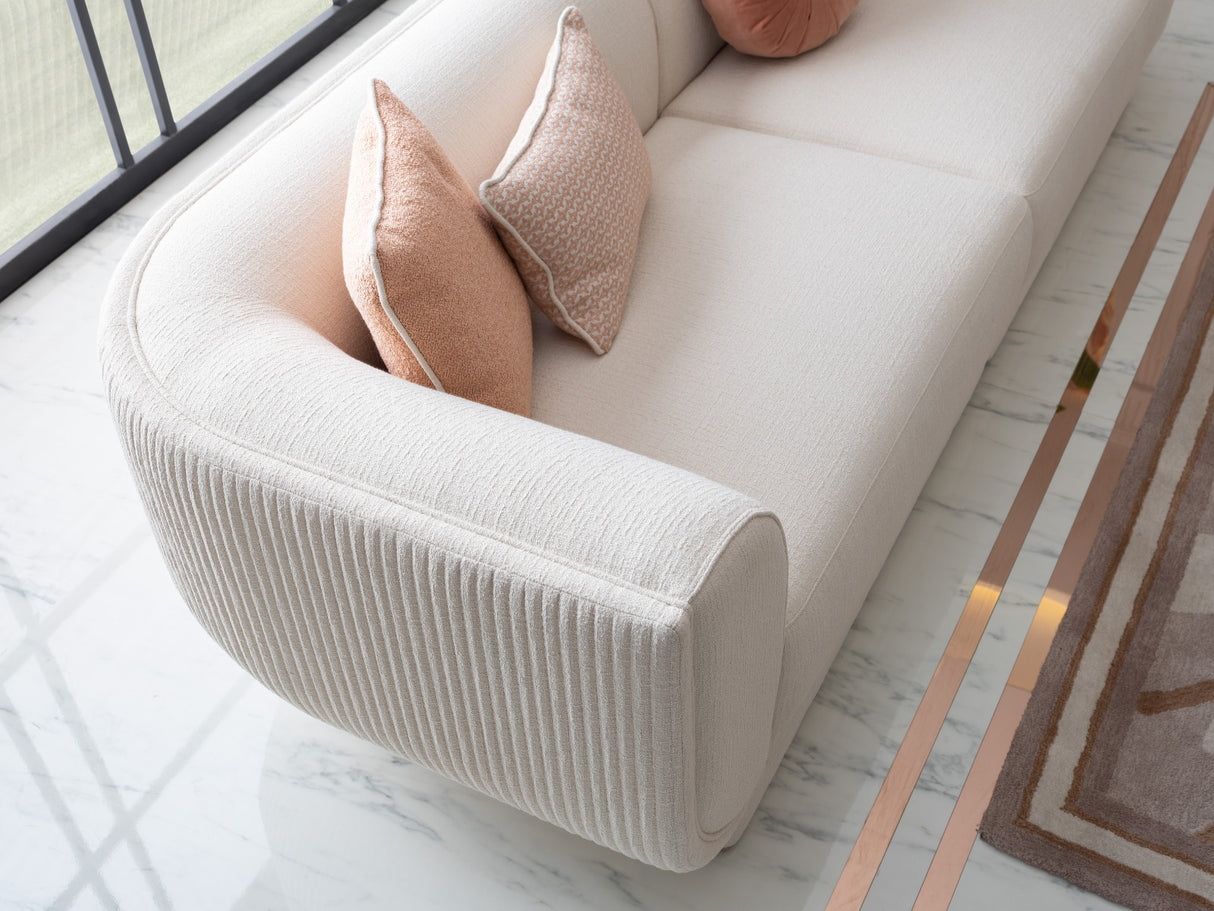 Orsino Beige Living Room Set from Luna Luxury - Luna Furniture