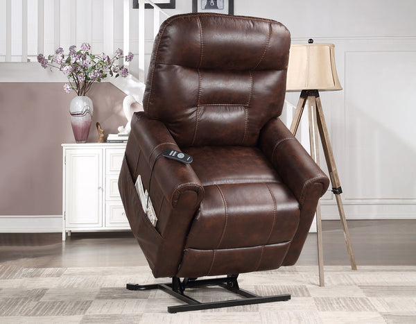 Ottawa Walnut Power Lift Chair with Heat and Massage