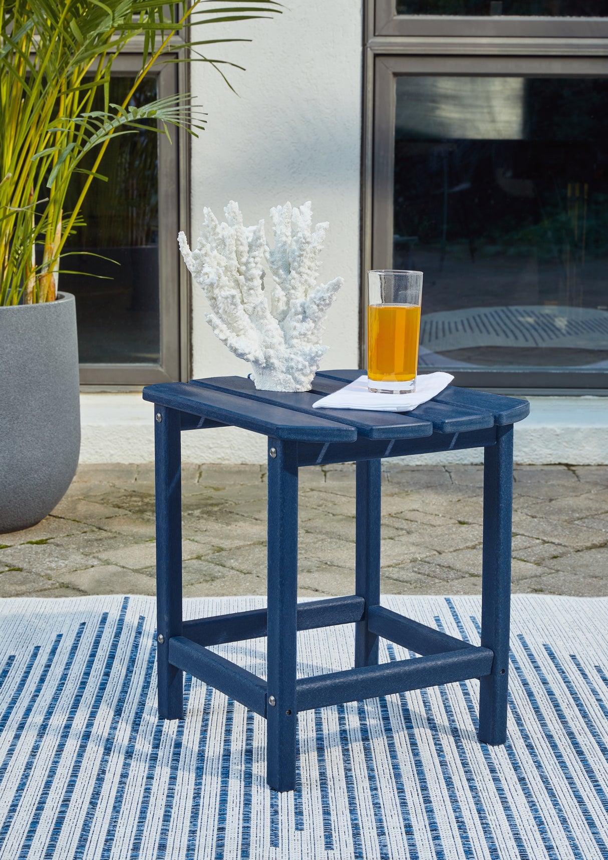 Sundown Treasure Blue End Table from Ashley - Luna Furniture