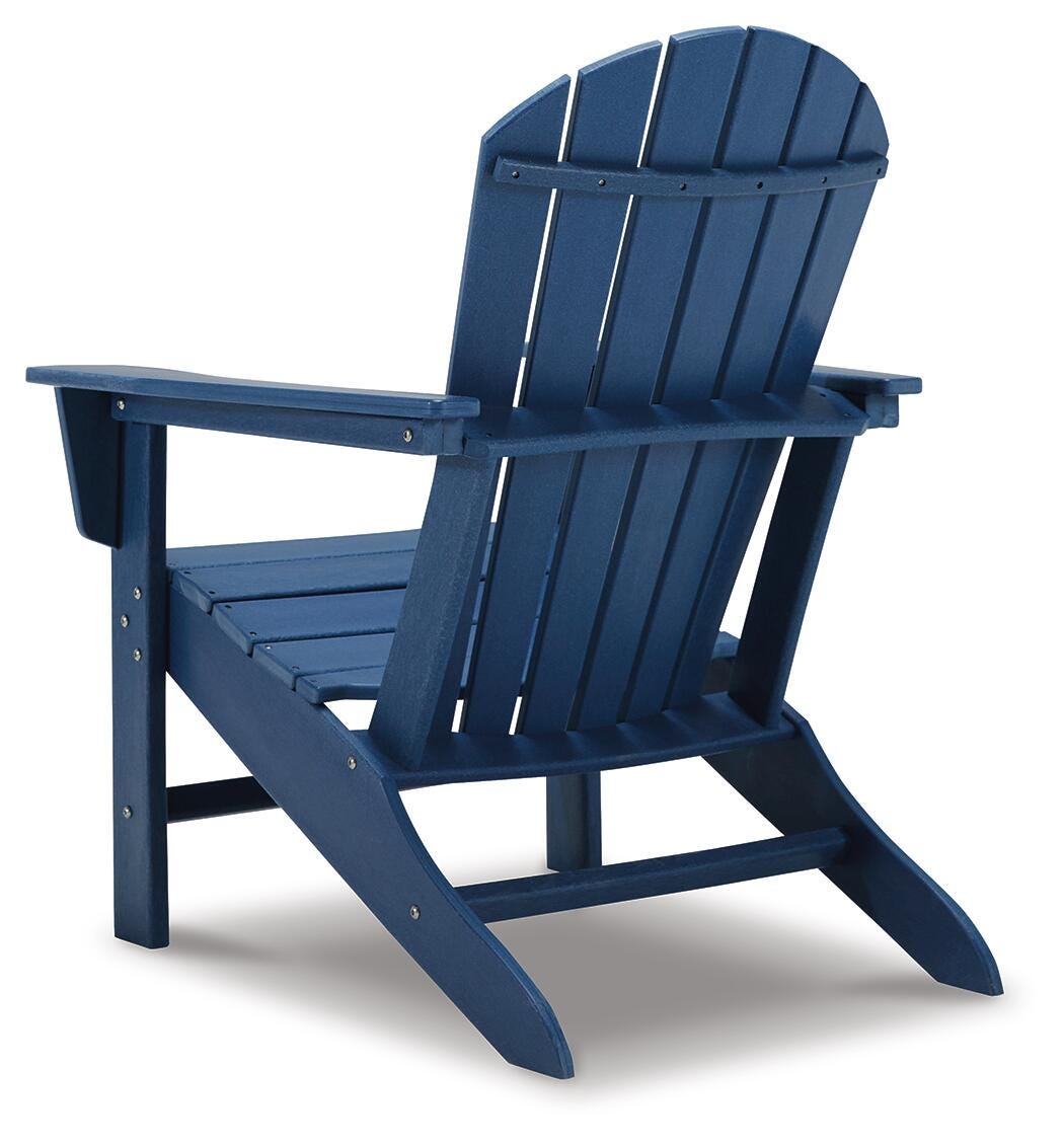Sundown Treasure Blue Adirondack Chair from Ashley - Luna Furniture