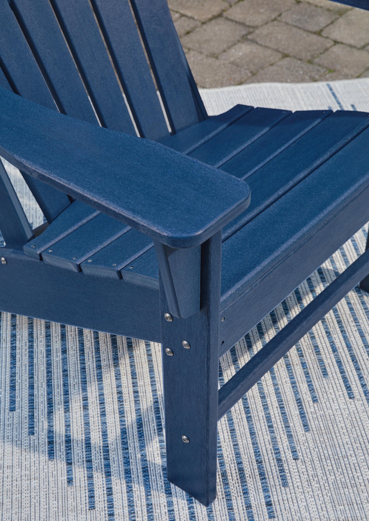 Sundown Treasure Blue Adirondack Chair from Ashley - Luna Furniture
