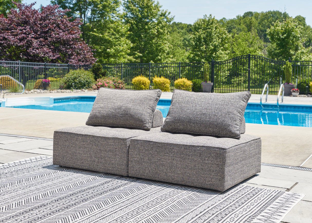 Bree Zee Brown 2-Piece Outdoor Sectional from Ashley - Luna Furniture
