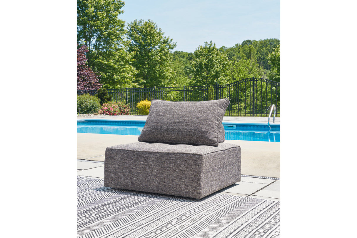Bree Zee Brown 7-Piece Outdoor Modular Seating from Ashley - Luna Furniture