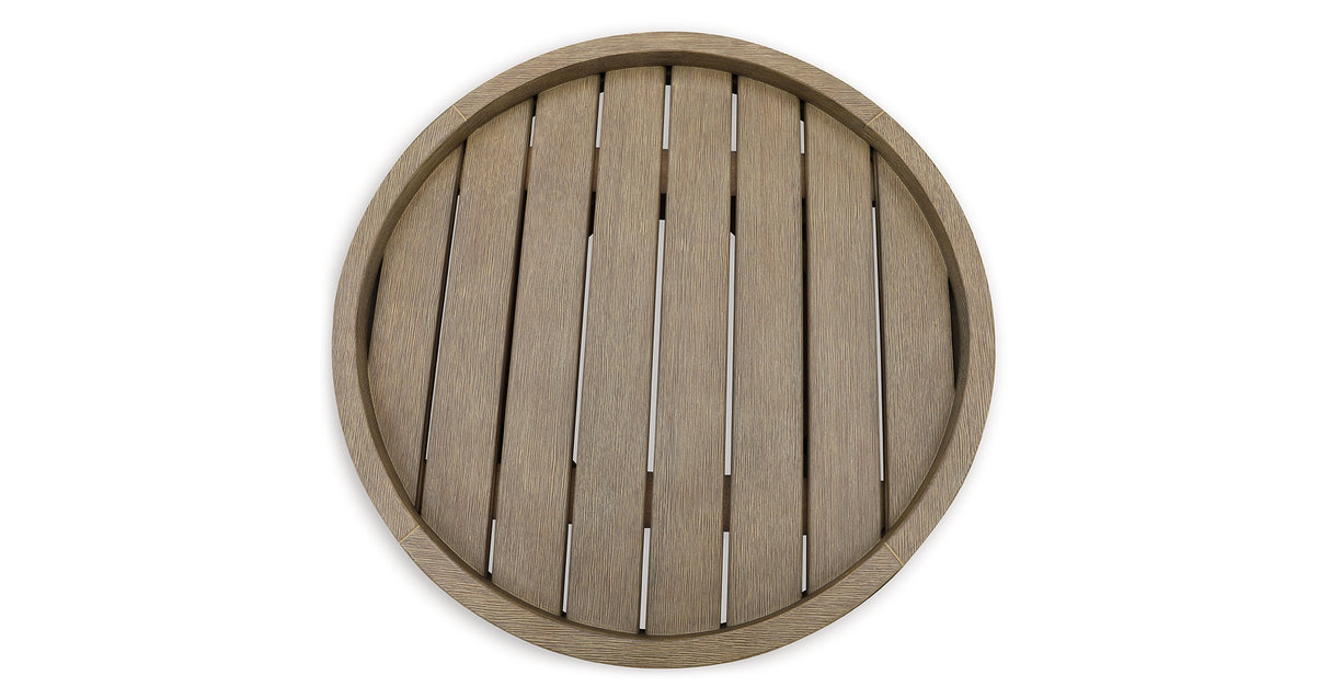 Marina Sun Beige Outdoor End Table from Ashley Furniture - Luna Furniture