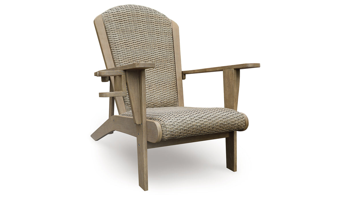 Marina Sun Beige Adirondack Chair from Ashley Furniture - Luna Furniture