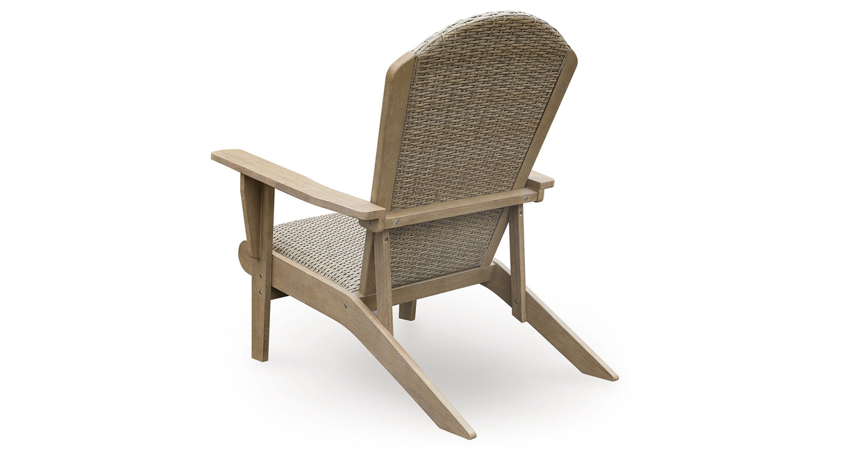 Marina Sun Beige Adirondack Chair from Ashley Furniture - Luna Furniture