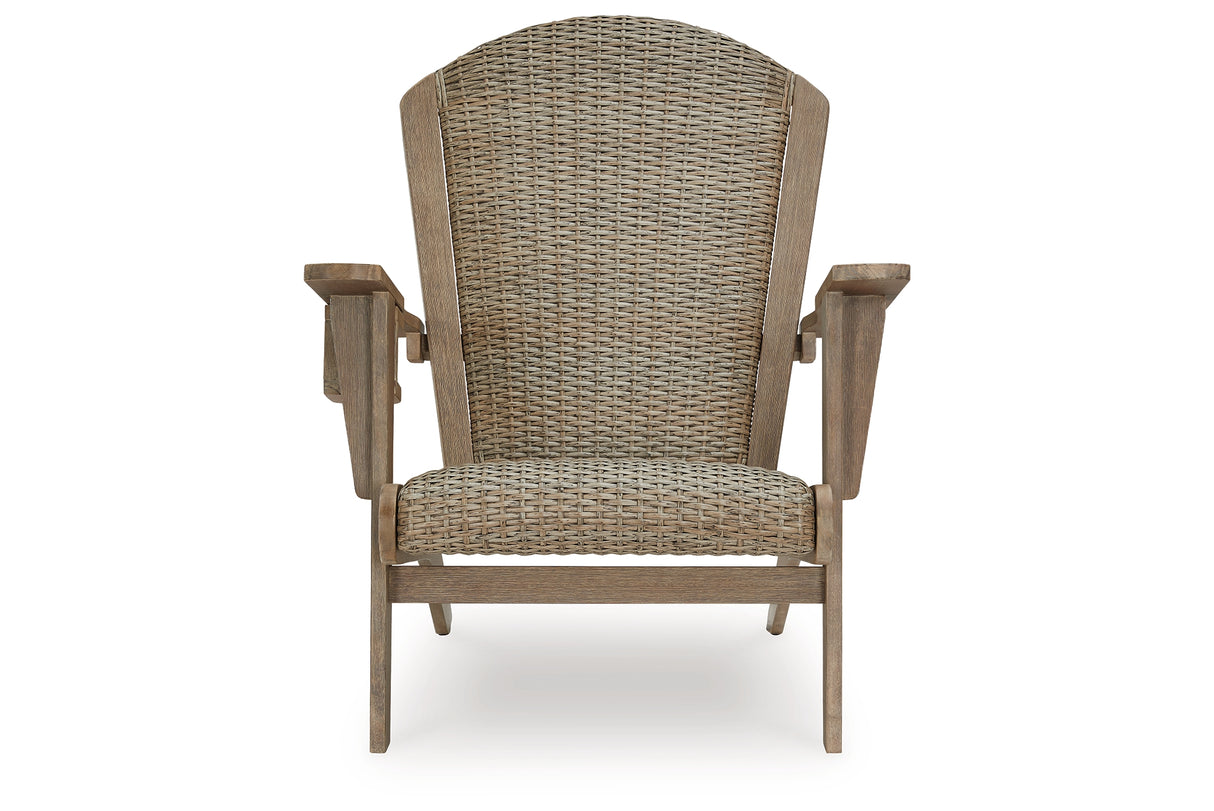 Marina Sun Beige Adirondack Chair from Ashley Furniture - Luna Furniture