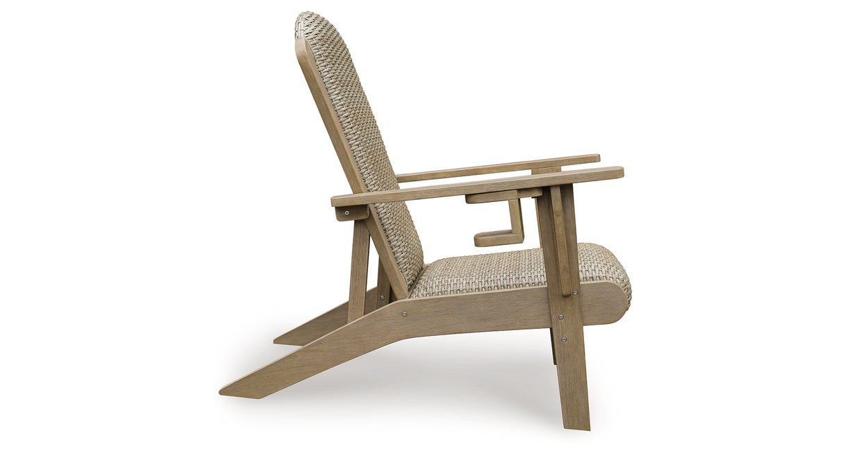 Marina Sun Beige Adirondack Chair from Ashley Furniture - Luna Furniture