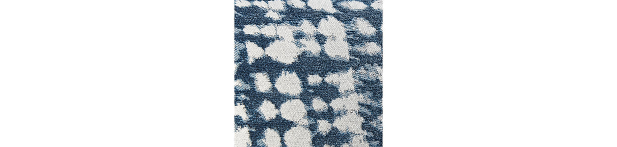 Gali Gray/Blue Outdoor Sofa/Chairs/Table Set (Set of 4) from Ashley Furniture - Luna Furniture