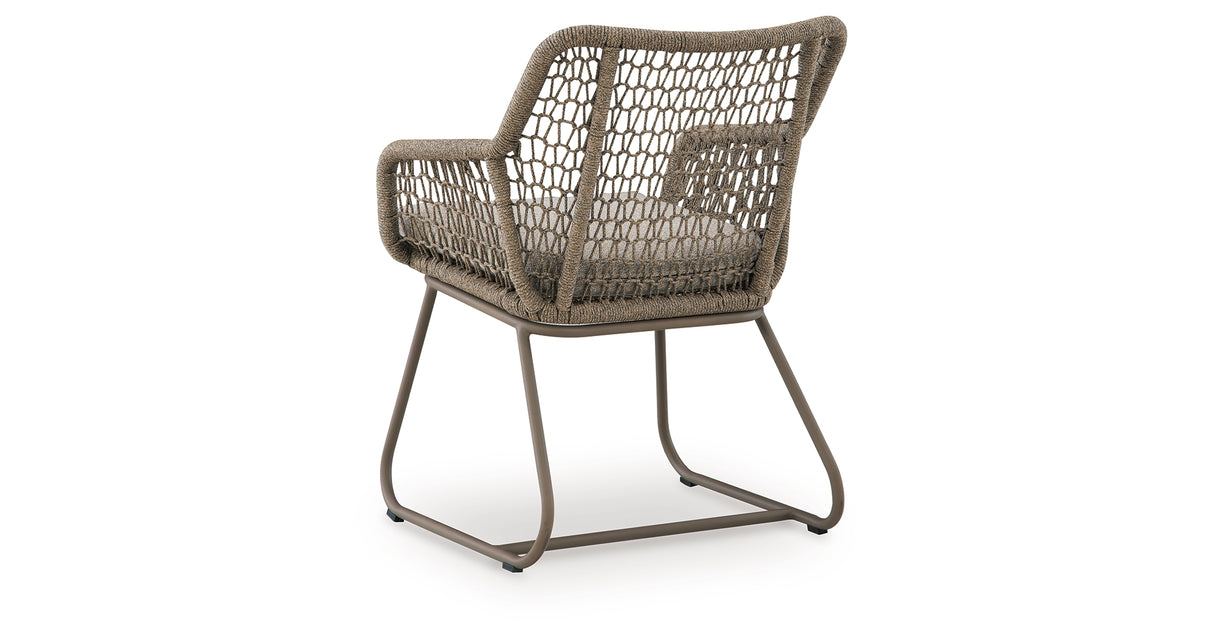 Majors Beach Beige Outdoor Table and 2 Chairs from Ashley - Luna Furniture