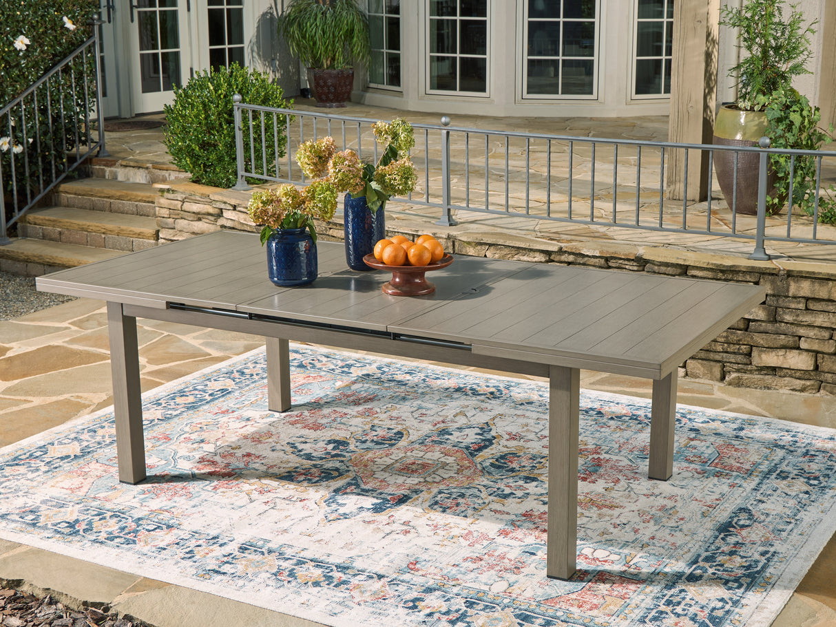 Beach Front Beige Outdoor Dining Table from Ashley - Luna Furniture