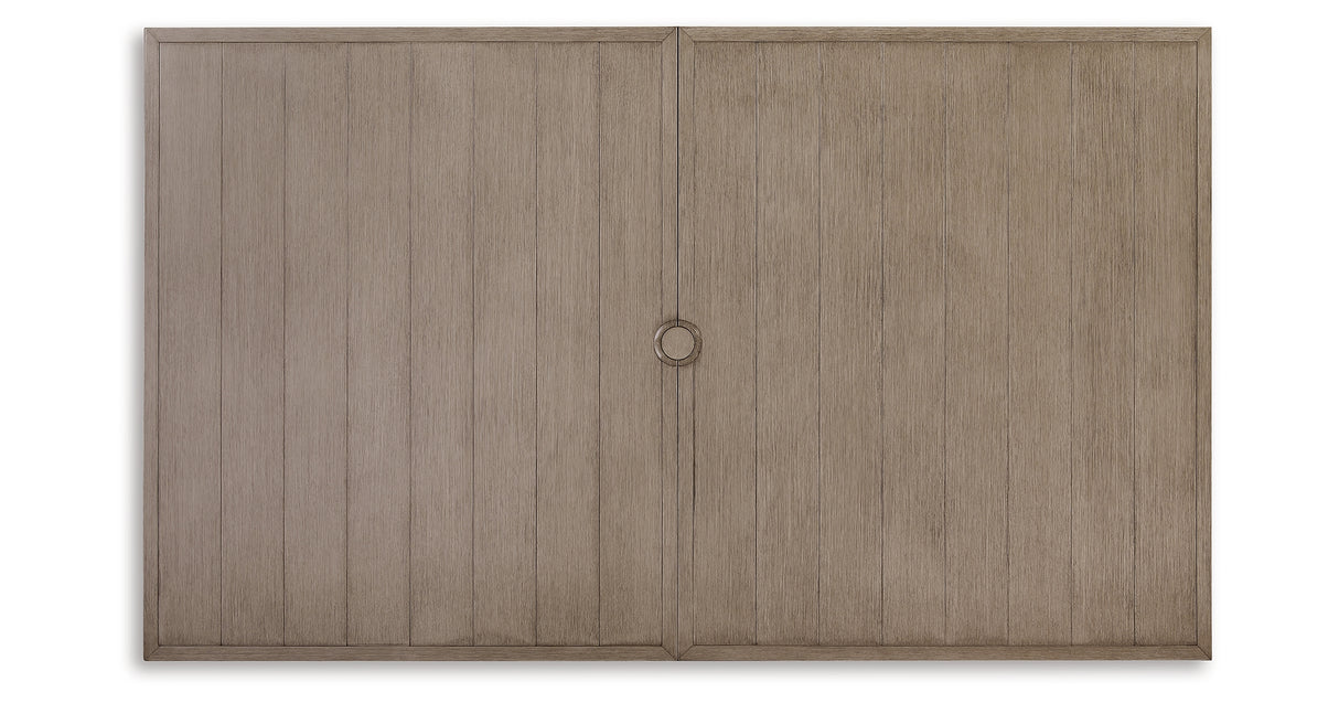 Beach Front Beige Outdoor Dining Table from Ashley - Luna Furniture