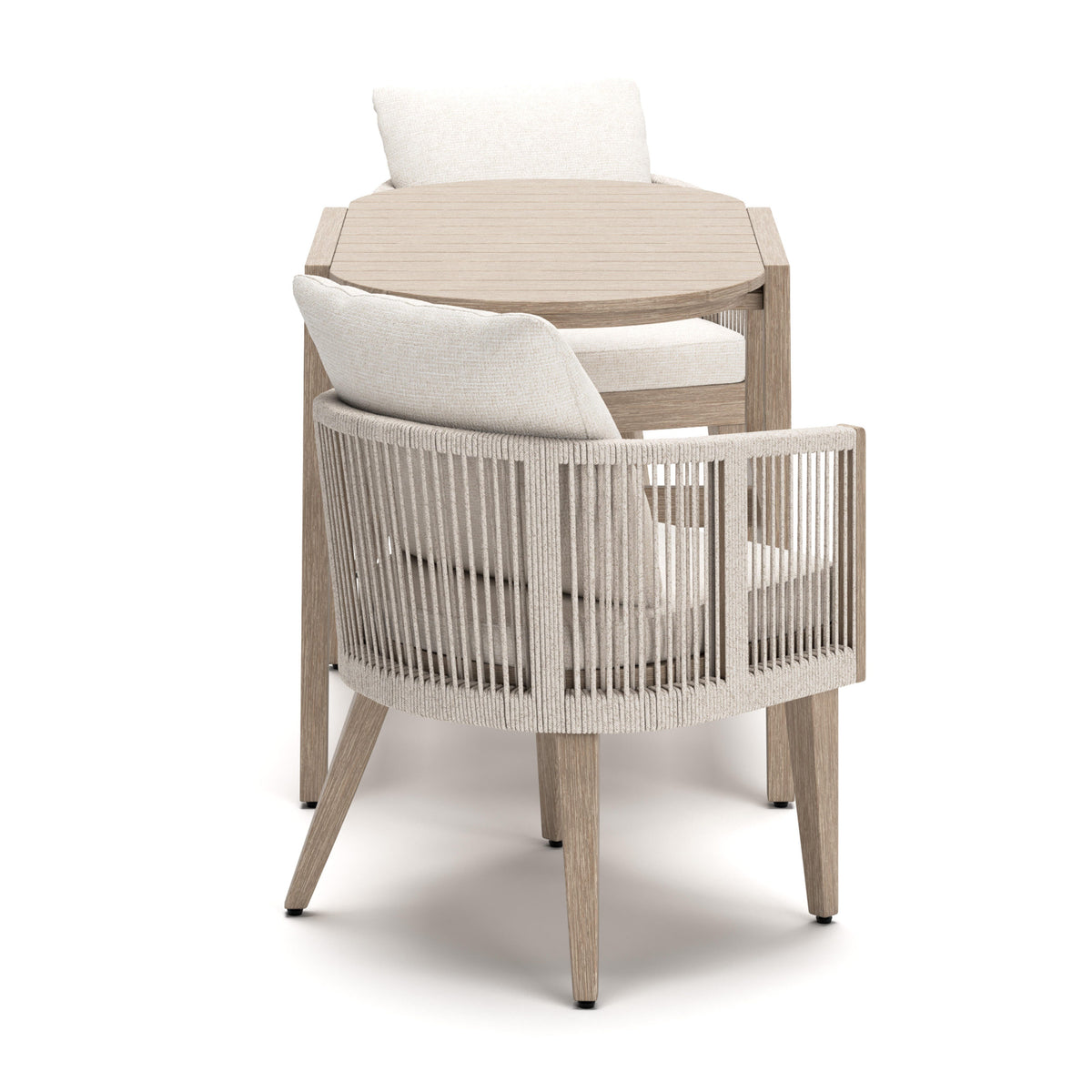 Ivory Vine Beige 3-Piece Outdoor Dining Set from Ashley - Luna Furniture