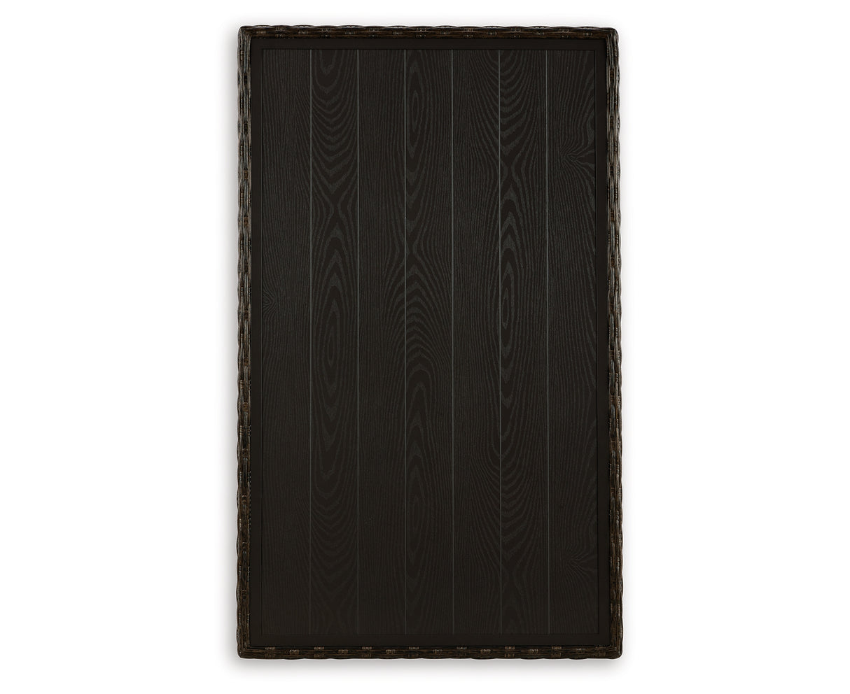 Brook Ranch Brown Outdoor Multi-use Table from Ashley Furniture - Luna Furniture