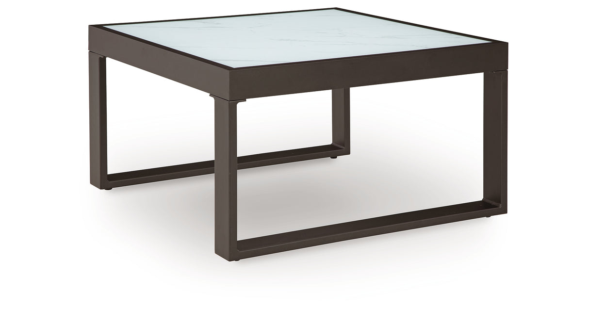 Beachloft Black/Gray Outdoor Coffee Table from Ashley - Luna Furniture