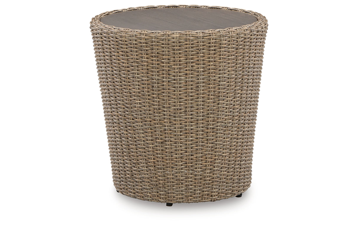Danson 2 Swivel Lounge Chairs and End Table from Ashley Furniture - Luna Furniture