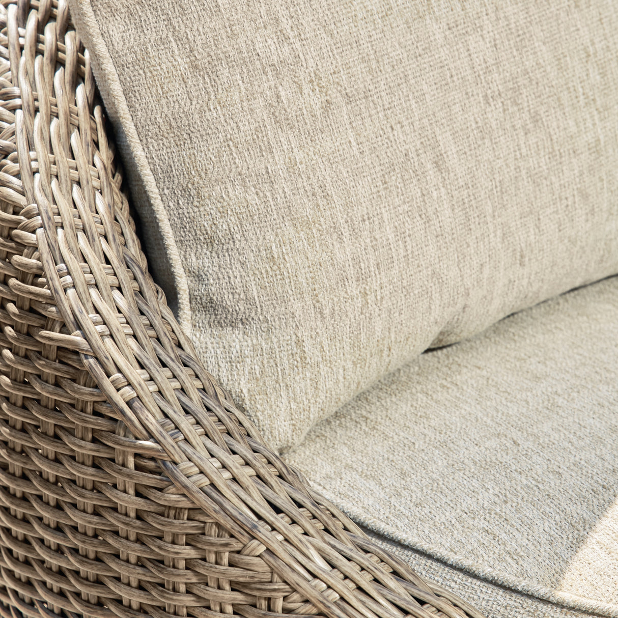 DANSON Beige Swivel Lounge with Cushion from Ashley Furniture - Luna Furniture