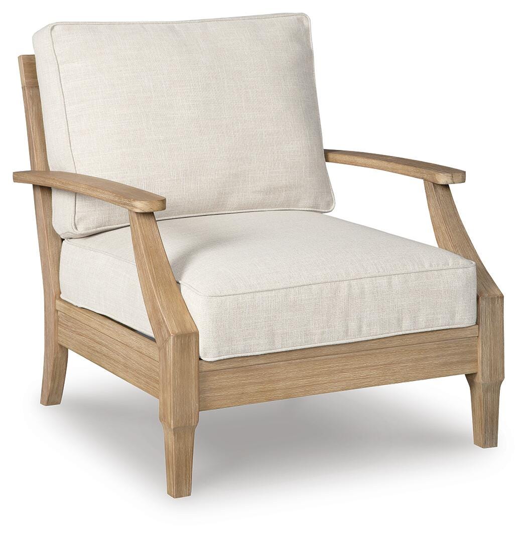 Carter Hall Beige Lounge Chair with Cushion from Ashley - Luna Furniture