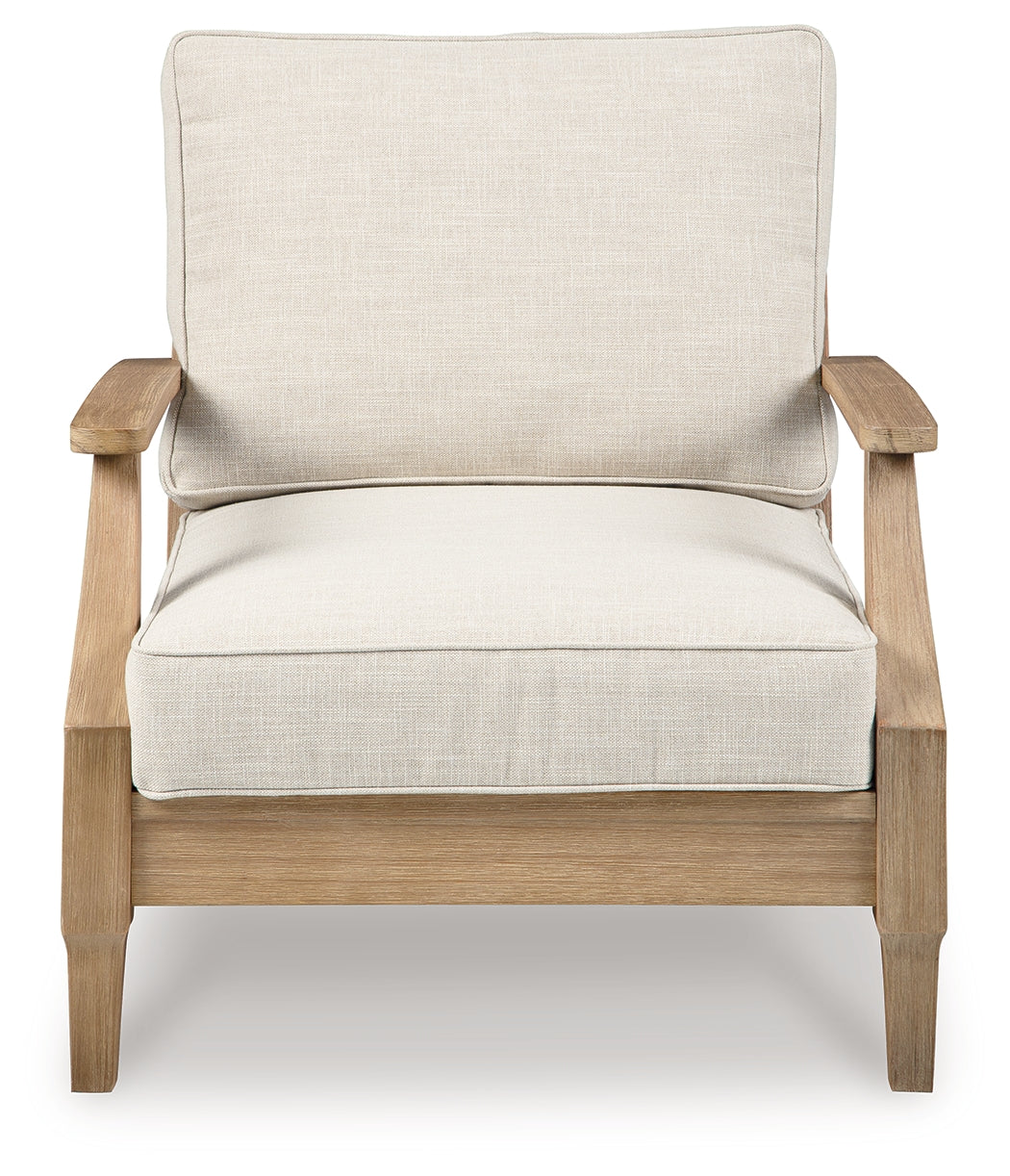 Carter Hall Beige Lounge Chair with Cushion from Ashley - Luna Furniture