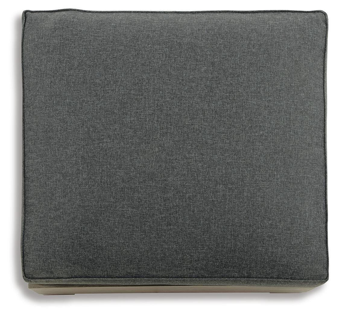 CITRINE PARK Brown Outdoor Ottoman with Cushion from Ashley Furniture - Luna Furniture