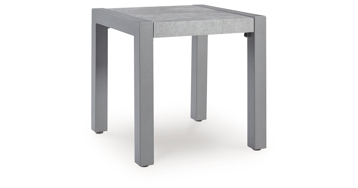 Hurley Park Gray Outdoor End Table from Ashley Furniture - Luna Furniture