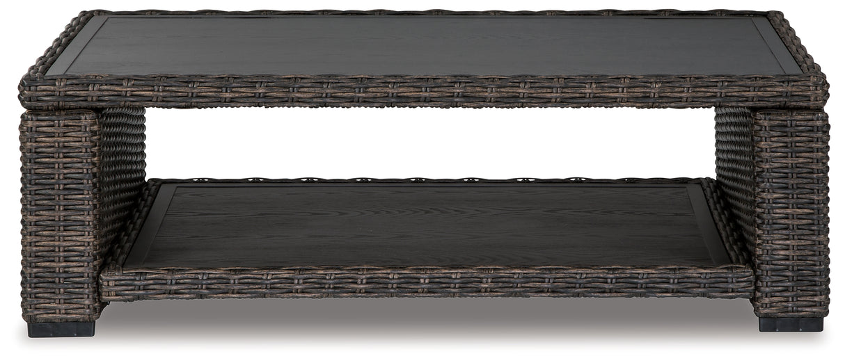 Grasson Lane Brown Coffee Table from Ashley Furniture - Luna Furniture