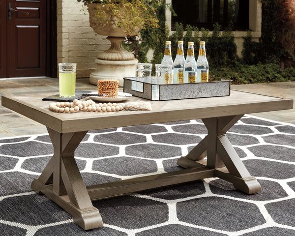 Beachcroft Beige Outdoor Coffee Table