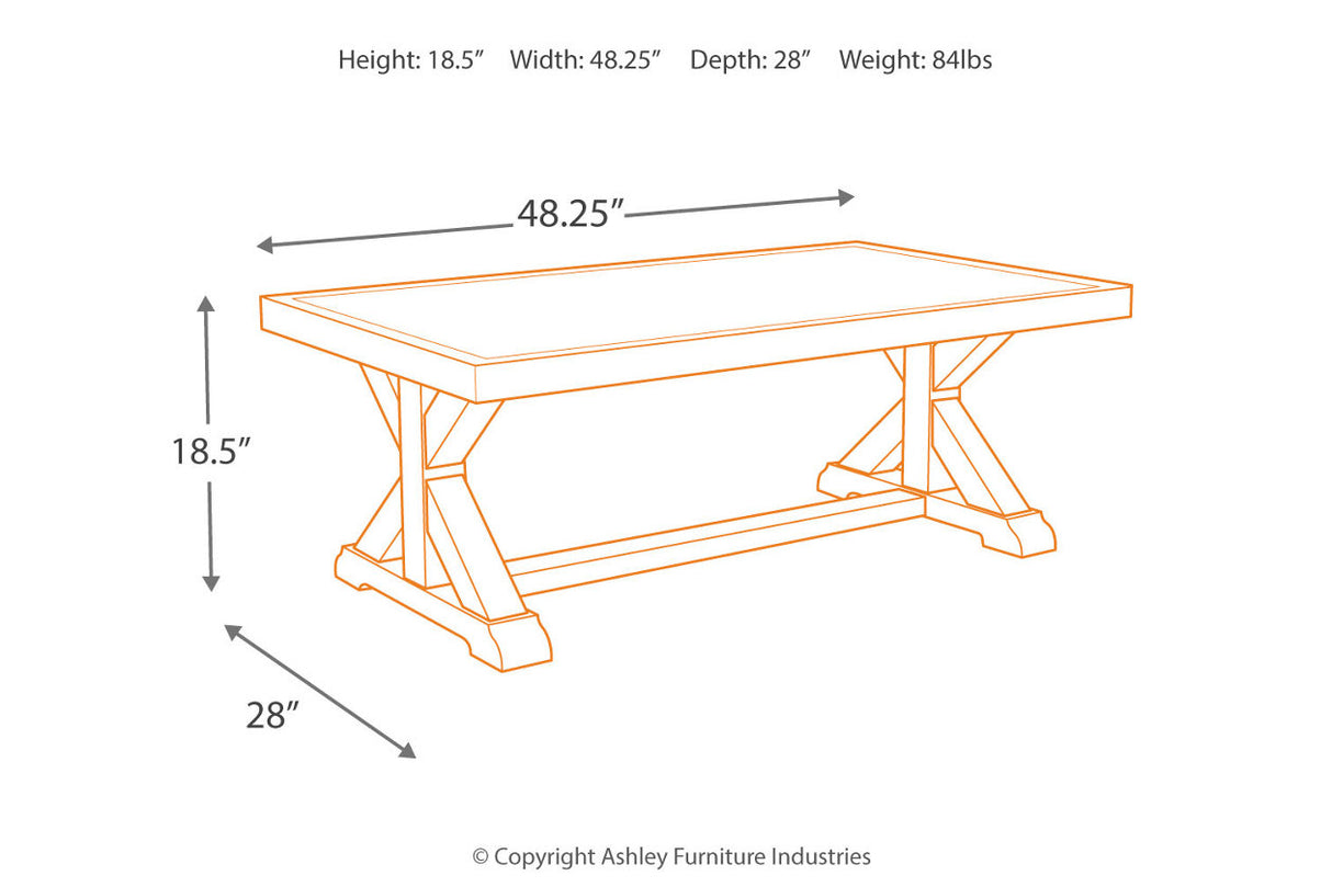 Beachcroft Beige 3-Piece Outdoor Sectional with Coffee Table and 2 End Tables from Ashley - Luna Furniture