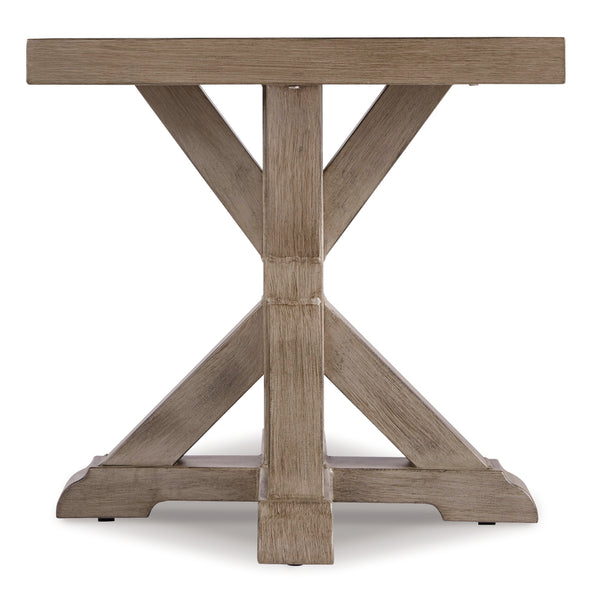 Beachcroft Beige Outdoor End Table