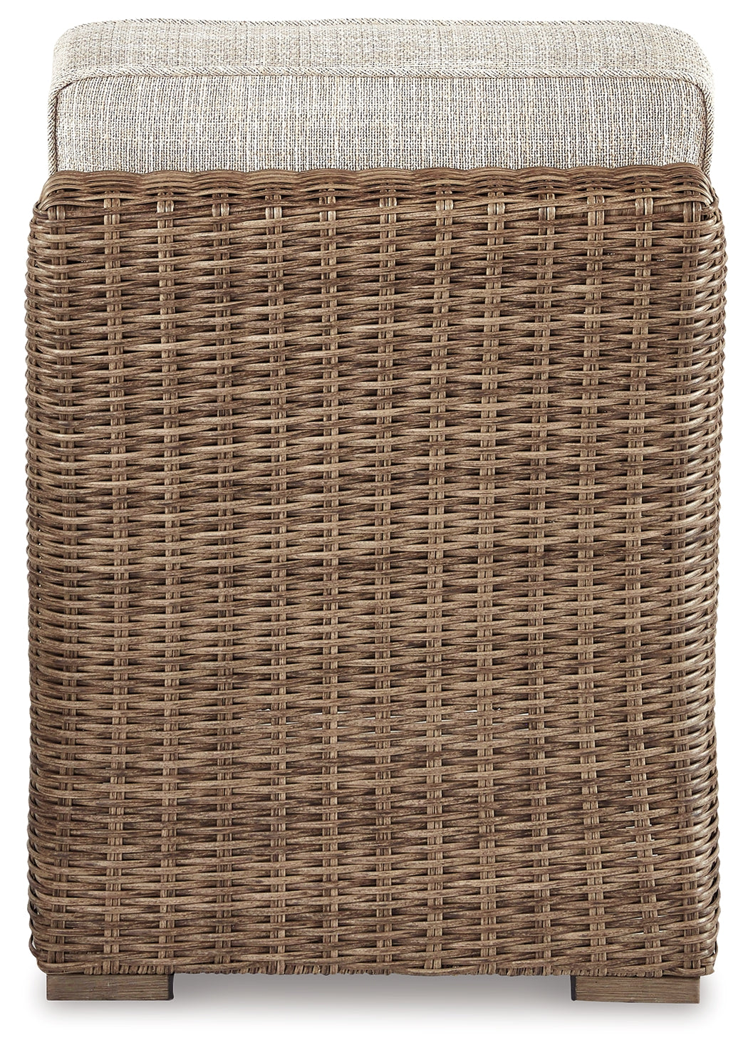 Beachcroft Beige 4-Piece Outdoor Sectional, 2 Arm Chairs, Lounge Chair and Bench from Ashley Furniture - Luna Furniture