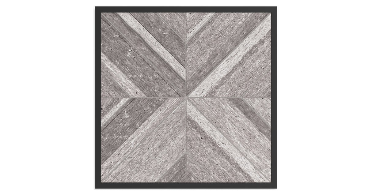 Beachcroft Black/Light Gray Outdoor End Table from Ashley - Luna Furniture