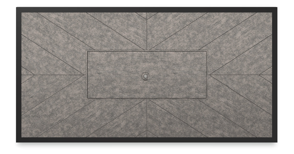 Beachcroft Black/Light Gray Outdoor Fire Pit Table from Ashley Furniture - Luna Furniture