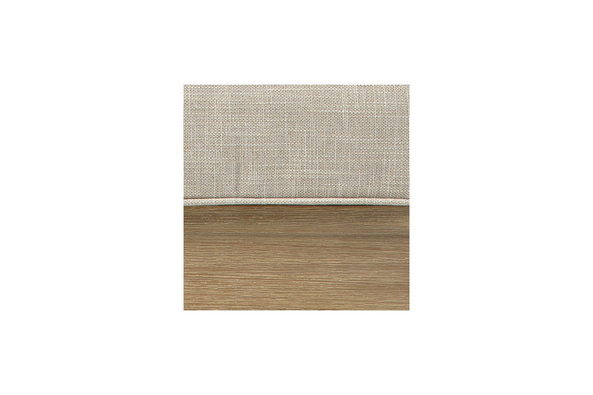 Clare View Beige Outdoor Sofa, Loveseat and Lounge Chair from Ashley - Luna Furniture