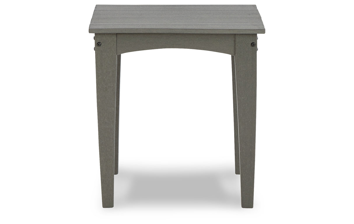 Visola Outdoor Coffee Table with 2 End Tables in Gray from Ashley Furniture - Luna Furniture