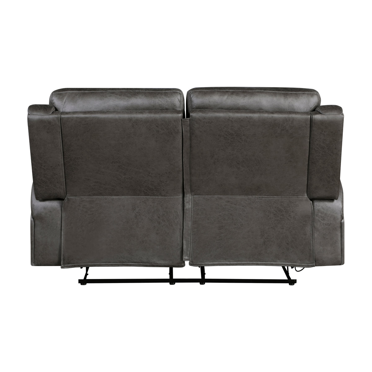 Pagosa Gray Double Reclining Living Room Set from Homelegance - Luna Furniture