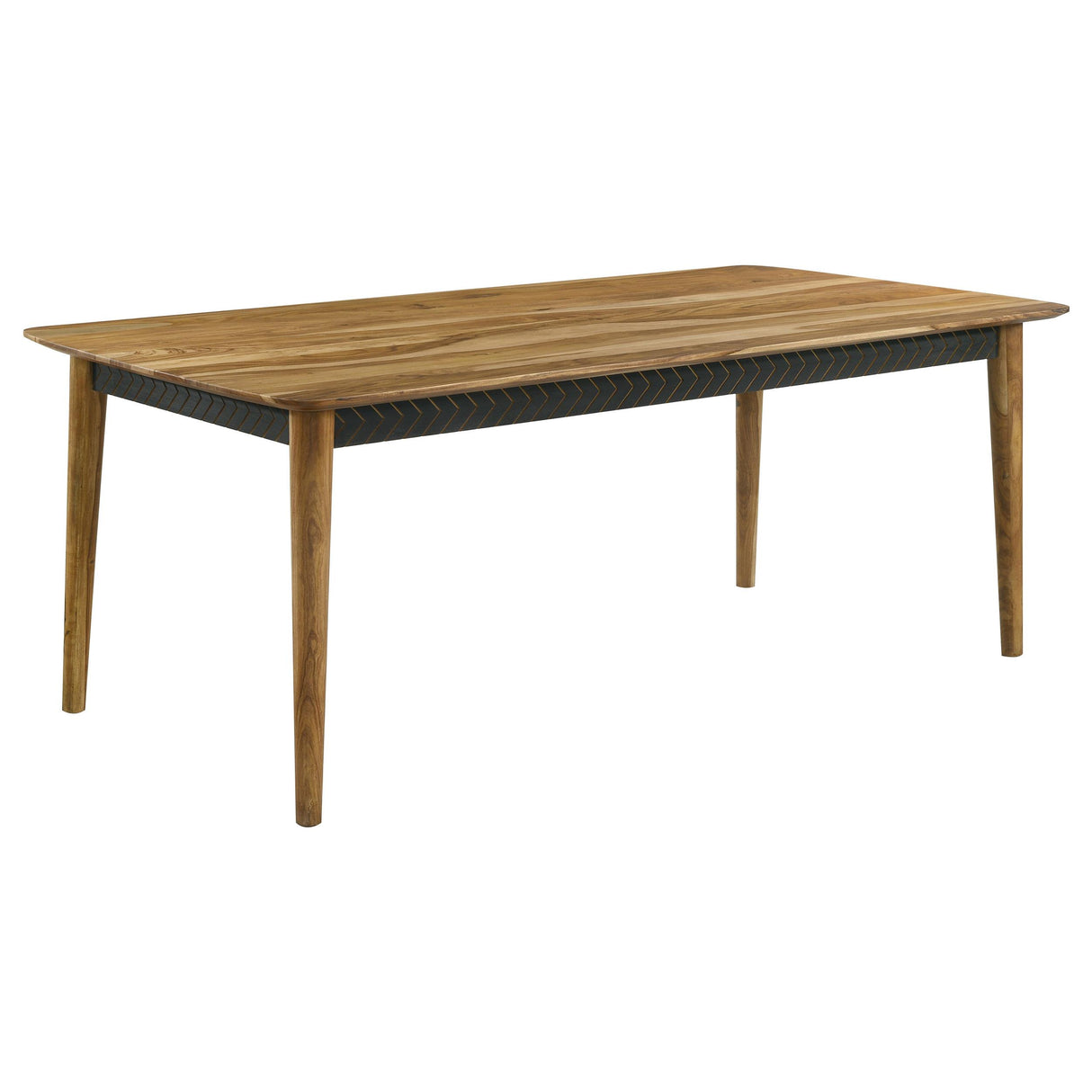 Partridge Natural Sheesham and Espresso 6-Piece Dining Set from Coaster - Luna Furniture