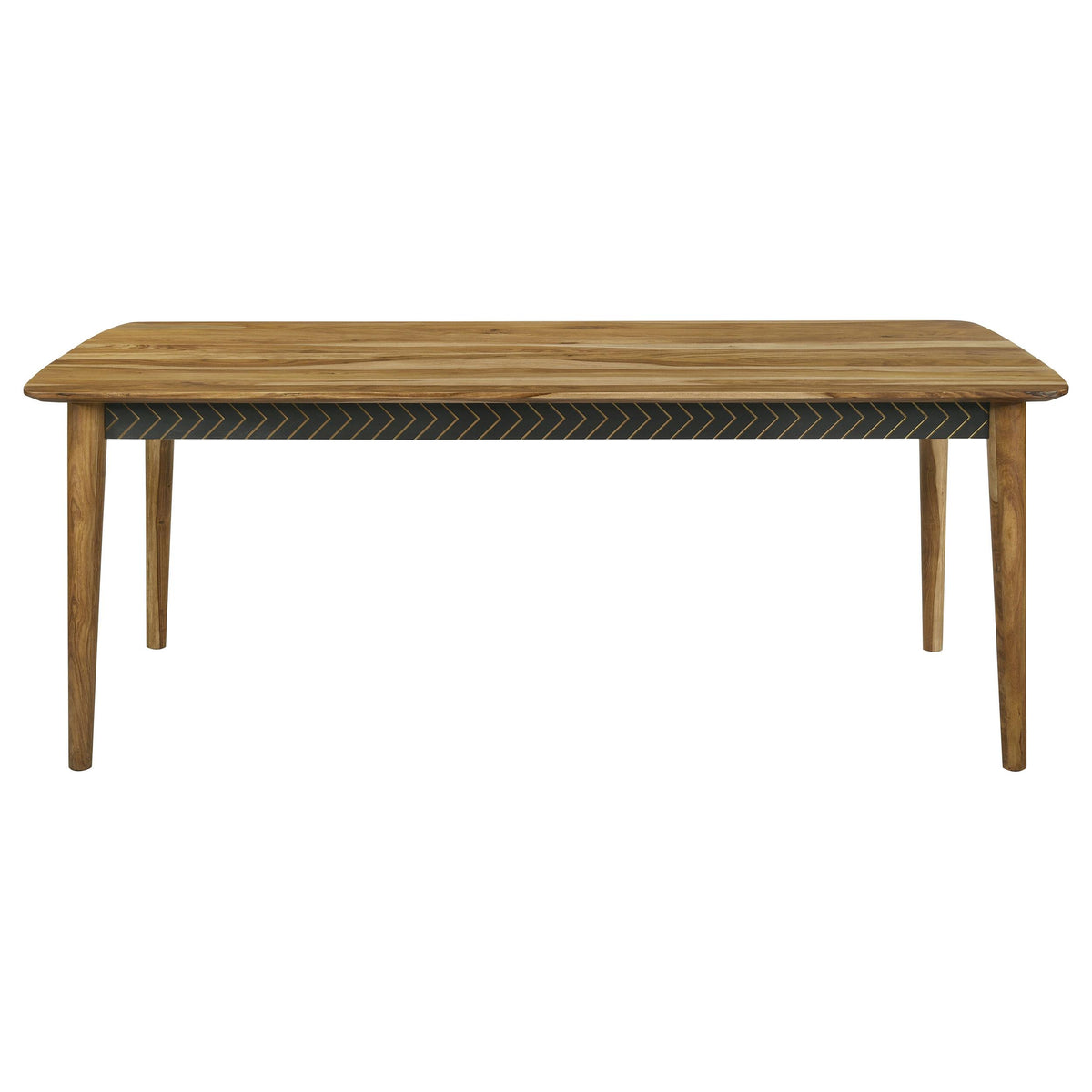 Partridge Natural Sheesham and Espresso 6-Piece Dining Set from Coaster - Luna Furniture