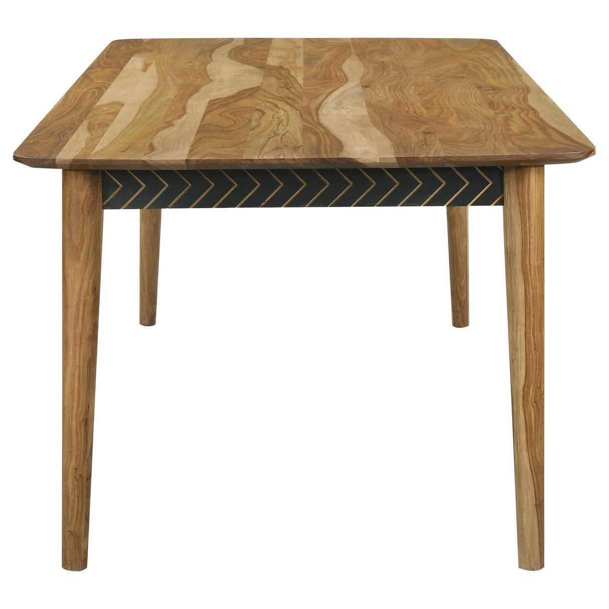 Partridge Natural Sheesham and Espresso 6-Piece Dining Set from Coaster - Luna Furniture