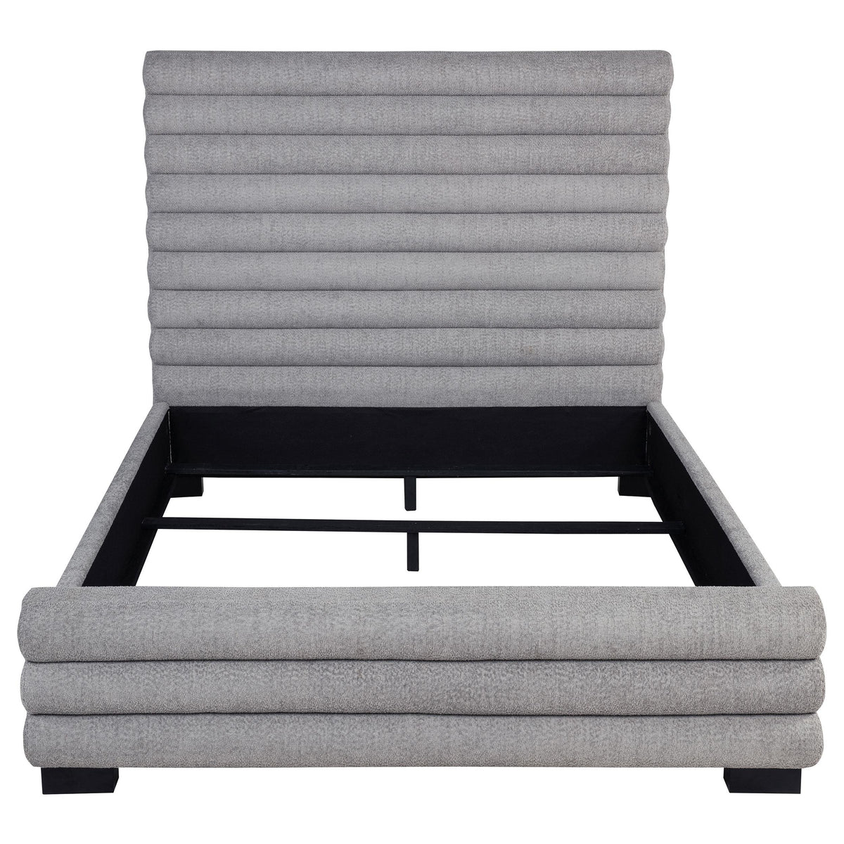 Patricia Gray Boucle Upholstered Queen Bed from Coaster - Luna Furniture