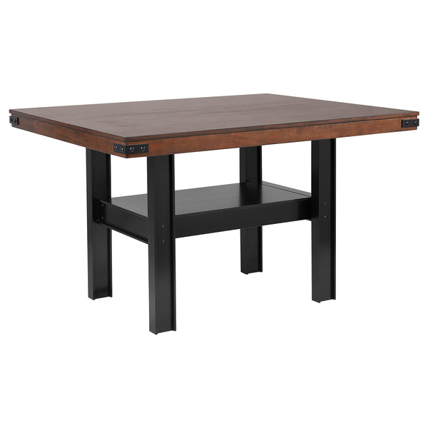 Patterson Mango Oak Rectangular Counter Height Dining Table