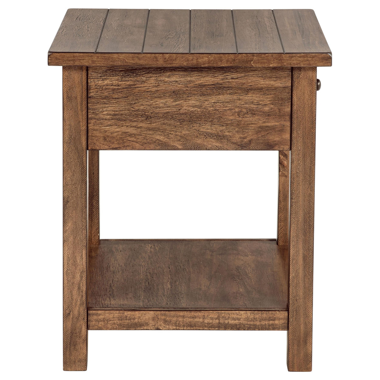 Payne Distressed Brown 2-Piece Coffee and 1-Drawer End Table Set from Coaster - Luna Furniture